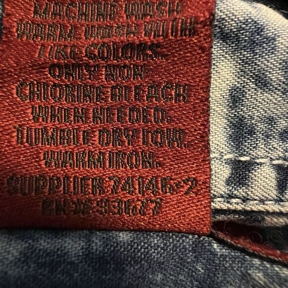 Foundry Men’s Button Up Shirt 4XL Stone Wash Acid Wash - Picture 5 of 5